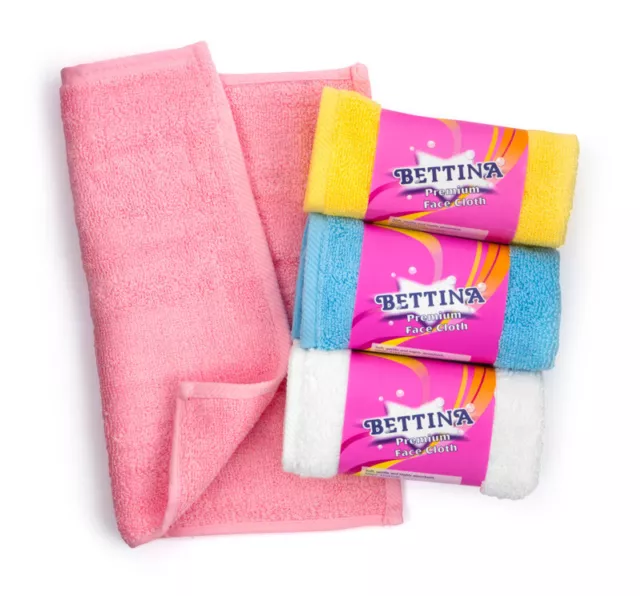 Bettina Premium Face Cloth - 100% Cotton - Soft, Gentle And Highly Absorbent.