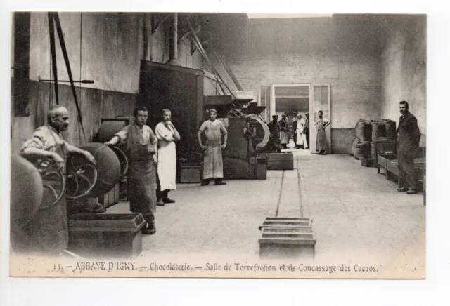 ARCIS LE PONSART Marne CPA 51 IGNY CHOCOLATERIE Abbey Roasting Room
