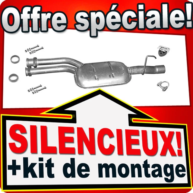Silencieux Arrière D'échappement Pour Mercedes Classe E (S210) E270/E320 CDI - Neuf - Homologation E