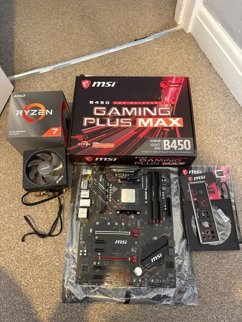 Am4 Ryzen 3700x Msi B450 Gaming Plus Max B450 Gaming Motherboard