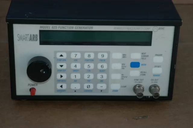 BNC (BERKELEY NUCLEONICS CORP) FUNCTION GENERATOR Model 625, WORKING, USED