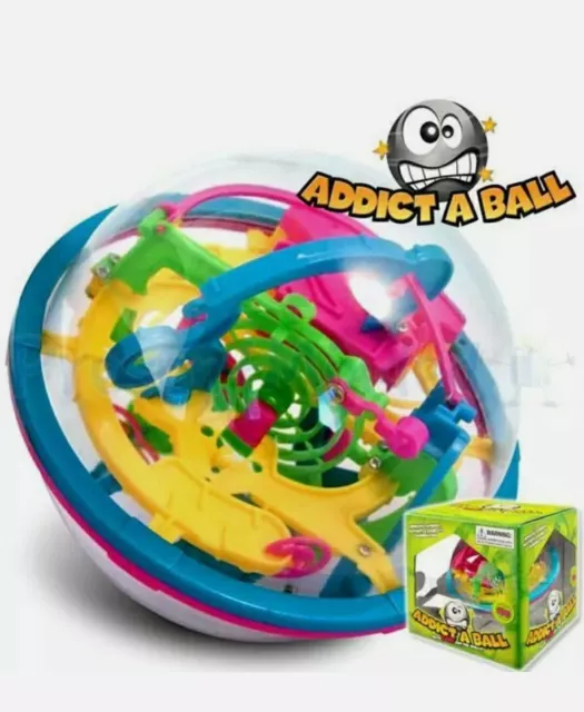 Addictaball Small Addictable Puzzle Ball | Addict-a-Ball Maze 2 3D Puzzle Game