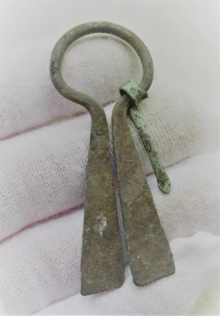 A66 Ancient Viking Norse Scandinavian Bronze Omega Brooch Circa 900-1100Ad