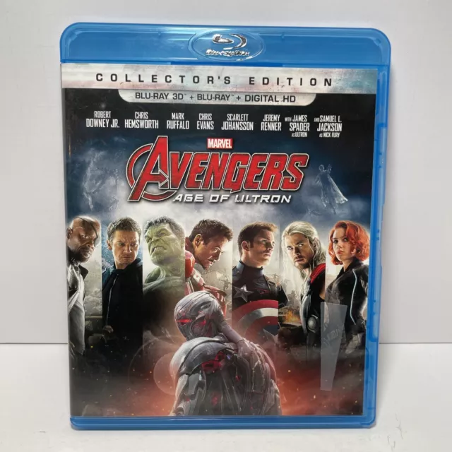 Avengers: Age of Ultron (Blu-ray & 3D Disc, 2015,)