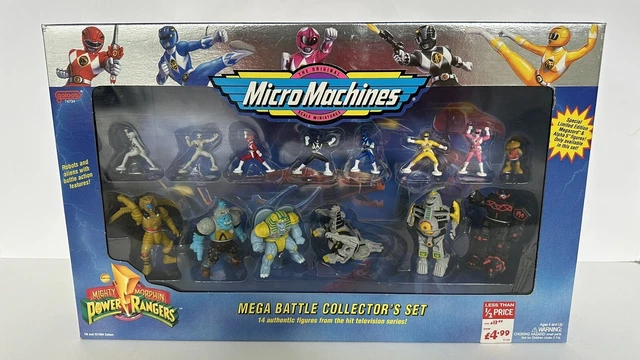 Power Rangers Megamorph Machine MICRO MACHINES MIGHTY Morphin Power Rangers Mega Battle Collectors Set ...
