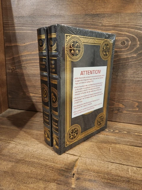 Mistborn: Alloy of Law / Shadows of Self Brandon Sanderson Leatherbound SEALED