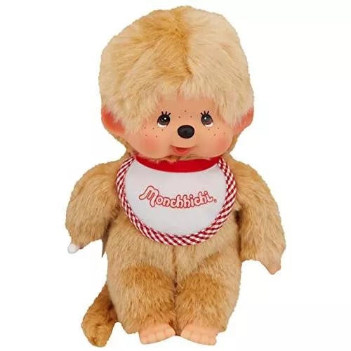 Monchhichi Premium Standard S size Plush Doll Beige Boy 7.5inch SEKIGUCHI Japan