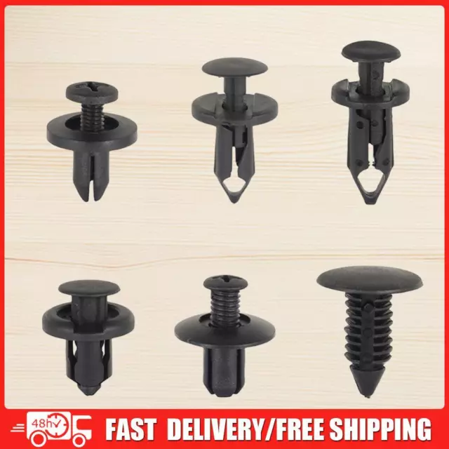 190Pcs Car Push Pin Rivets Set Plastic Bumper Retainer Clips Push Retainer Kit