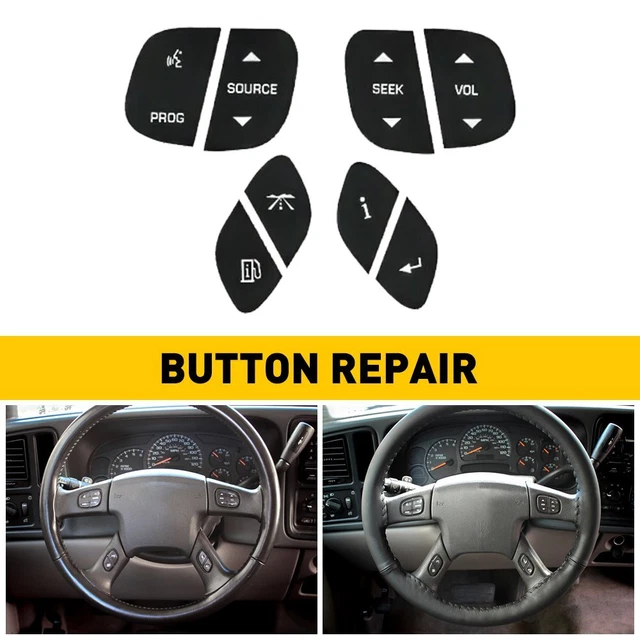 Steering Wheel Repair Kit Decal Stickers Replacement for Chevrolet Silverado GMC