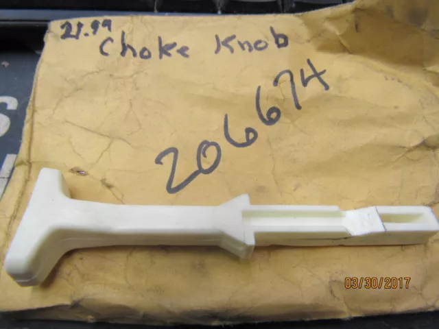 New  Omc Oem  Johnson Evinrude Choke Knob 206674