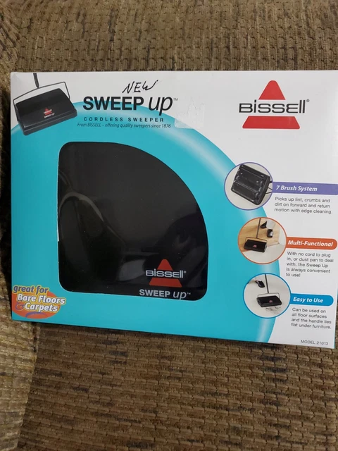 Bissell Sweep Up Cordless Sweeper Model-21013 Great for Bare Floors and Carpets