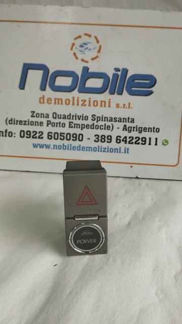 Pulsante Interruttore Luce Targa Per Ford Focus M3 - Ricambio BM51-19B514-AE - 1 Pezzo LED Nero