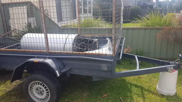 7x5 Caged Box Trailer