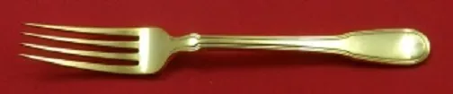 Hamilton aka Gramercy Vermeil By Tiffany Sterling Silver Regular Fork 7"