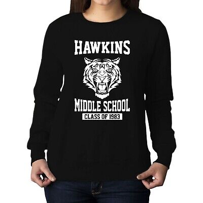 Hawkins Middle School Unisex Adults Sweater Sweatshirt Jumper