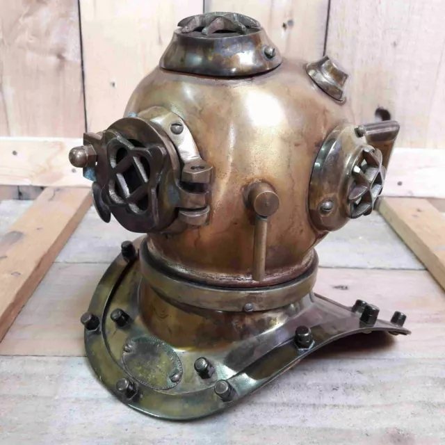 Antique Diving Diver's Helmet Vintage US Navy Mark V Nautical Maritime Gift