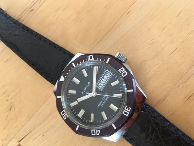 Montre De Plongée Kiplé Vintage - Occasion, Unisexe Adulte, Style Rétro Robuste