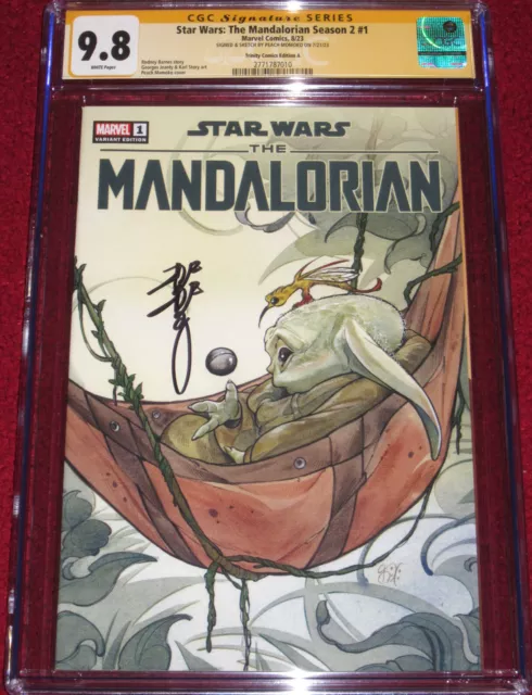 CGC SS SDCC Star Wars: The Mandalorian Season 2  #1  signed by Peach Momoko!