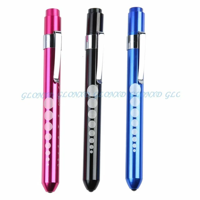 10Pcs Medical LED Light Pen Inspection Flashlight Torch Emergency Multi Function