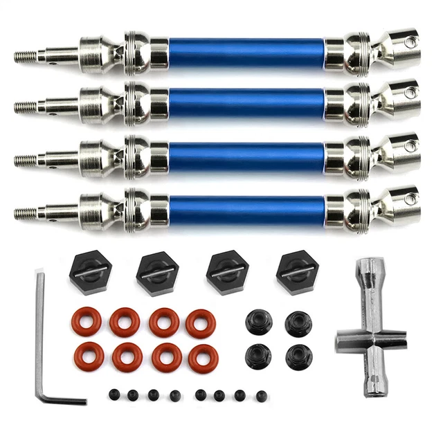 Metal Front Rear Cvd Universal Joint Drive Shaft F/Arrma 1/10 3s New Big Rock V3