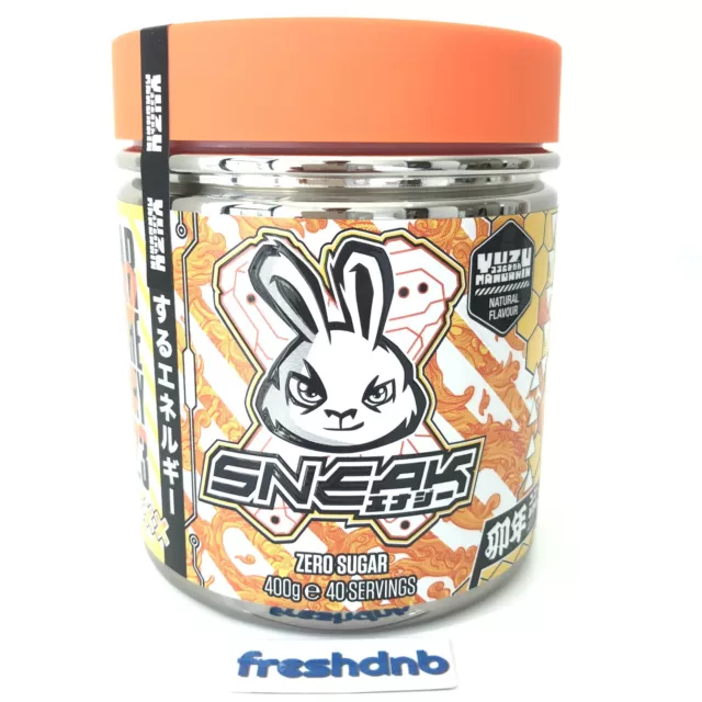 Sneak Energy - YUZU & MANDARINO - Vasca da 40 porzioni - Sigillata - SPEDIZIONE VELOCE!