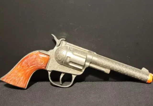 Vintage Hubley Rodeo Toy Cap Gun 8" Long