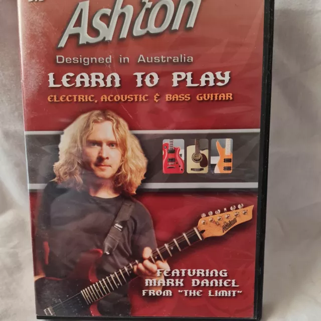 Ashton Learn to Play Electric, Acoustic & Bass Guitar DVD Designed in Australia