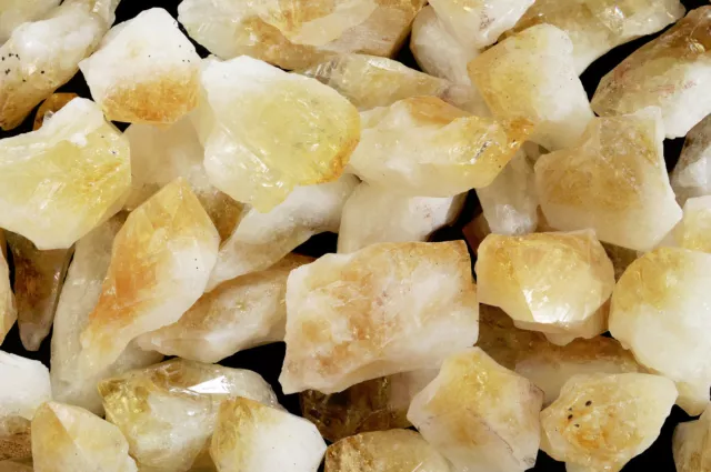 Citrine Crystal Point 2 1/2" 2-4 Oz Rock Solar Plexus Chakra Healing Stone