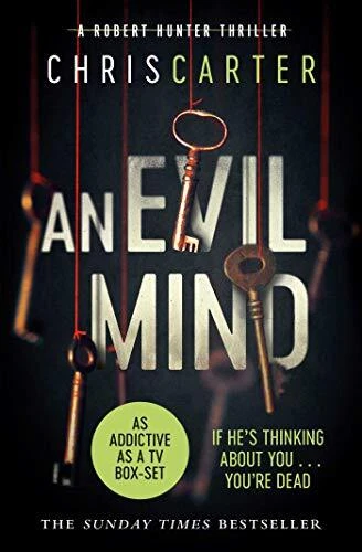An Evil Mind (Robert Hunter 6) by Carter, Chris, Paperback Used Book, Good, FREE