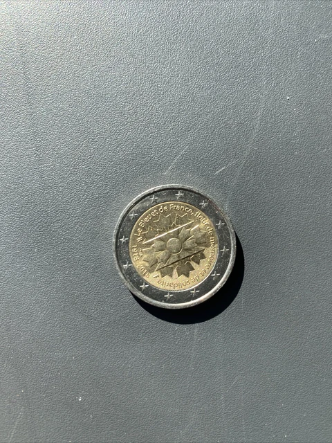 France 2 Euro commémorative 2018 - Le Bleuet de France - BE