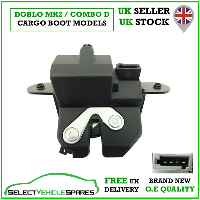 New Vauxhall Mokka MK1 Tailgate Boot Lid Lock Catch Actuator - 2013-2019 - Select Automotive