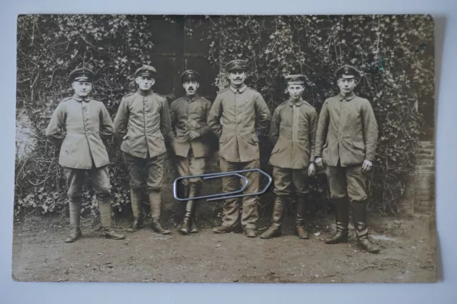 #585 Foto-AK Gruppenfoto Dezember 1917 wohl Infanterie-Regiment Nr. 76