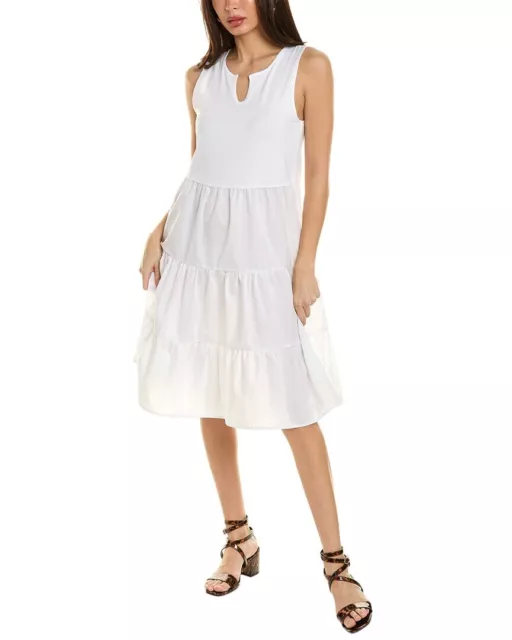 Ellen Tracy Tiered Midi Dress Women's