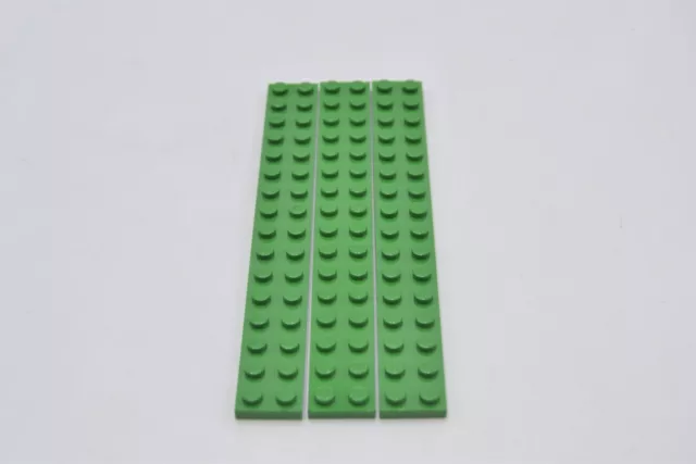 LEGO 3 X Piastra di Base per Costruzione Verde Green 2x16 4282