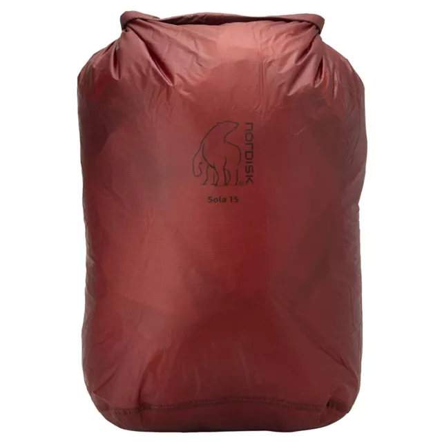 NORDISK Outdoor Dry Bag Sola 15 Drybag Burnt Red Color 15L [Genuine Japan]
