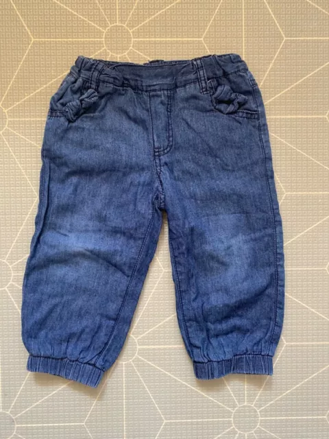 Sprout Baby Size 0 Denim Look Pants Great Used Condition