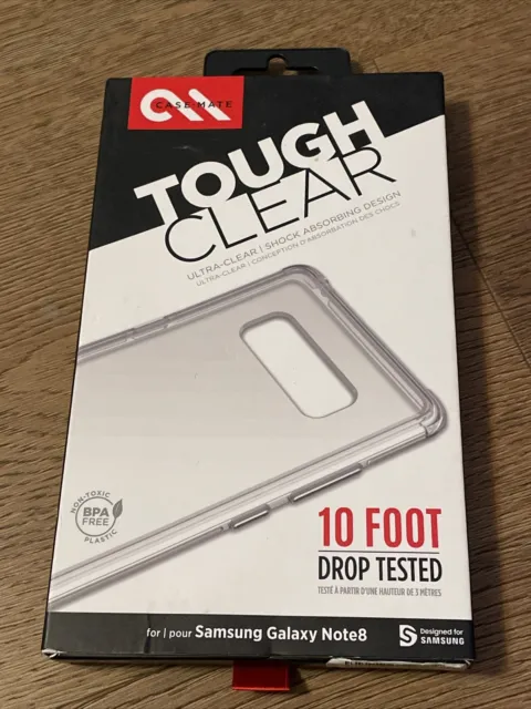 Case-Mate Tough Clear 10 Ft. Drop Protection Case for Samsung Galaxy Note 8 A570