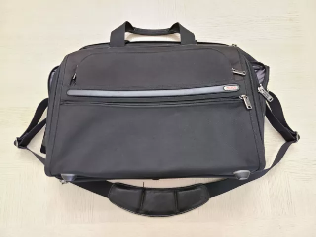 Tumi G4 Carry On Travel Suitcase Messenger Bag Ballistic Nylon Expands 22121D4