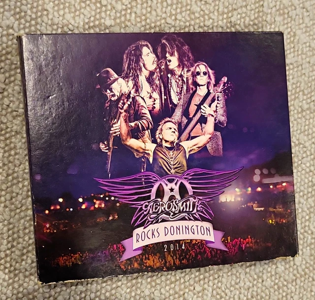 AEROSMITH ROCKS DONINGTON 2014 DVD+CD 3 Discs Live Concert Classic
