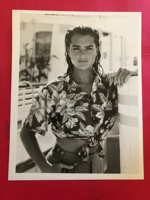 BROOKE SHIELDS , TV movie 7x9", original vintage press headshot photo