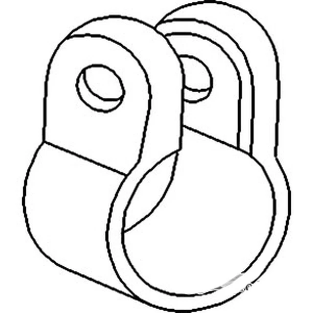 C5NN3287C Connecting Tie Rod Clamp Fits Ford New Holland Tractor 81816724