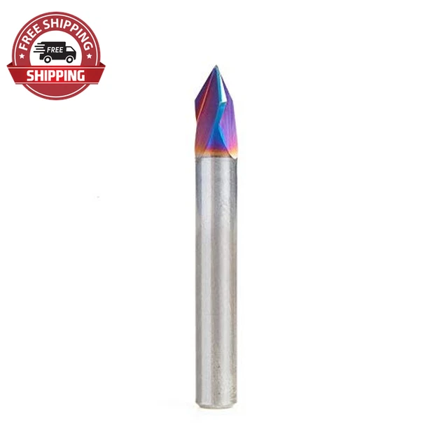 45624-K SC Spektra Extreme Tool Life Coated V-Groove 60 Deg X 1/4 D X 31/64 CH X