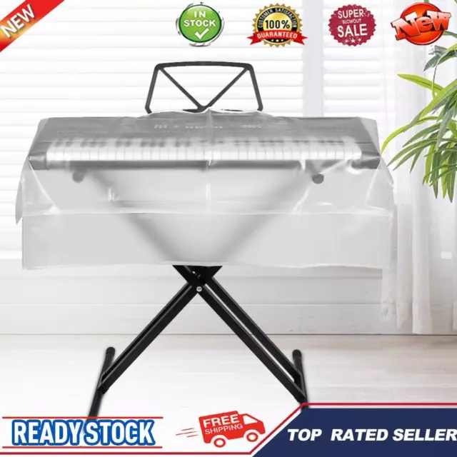 61/88 Keys Transparent Frosted Piano Cover Digital Piano Keyboard Dust Cover