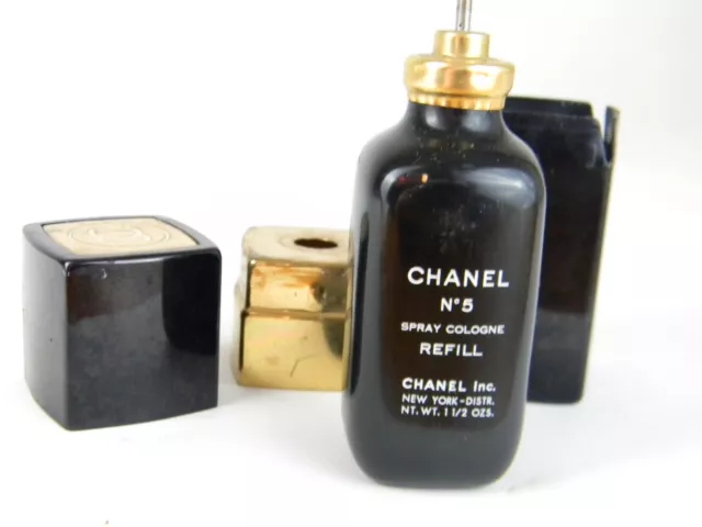 VINTAGE CHANEL NO. 5 Original Bottle 1.5 oz Perfume Refillable Eau De  Cologne $19.99 - PicClick