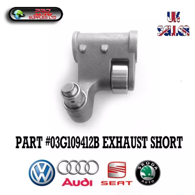 VW Seat Skoda Audi 2.0 Tdi PD-Engines Valve Roller Rocker Arm 03G109412B