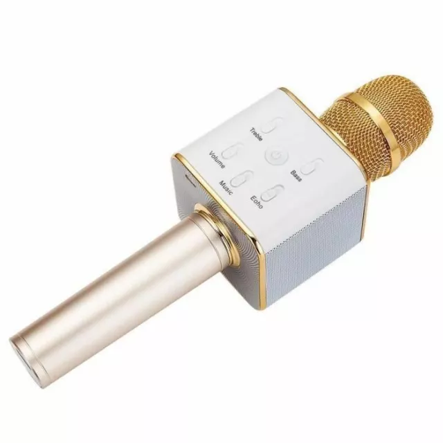 Microphone Sans fil Bluetooth Enfant karaoké Haut-parleur 3W Chanson idée cadeau