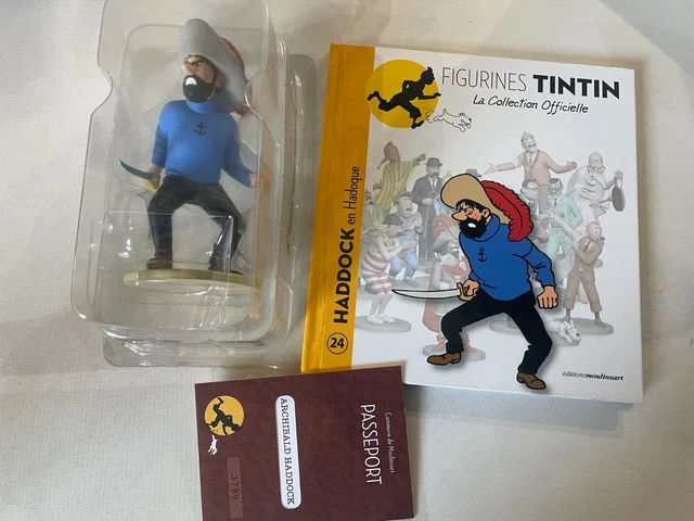 TINTIN: HADDOCK AU RALLYE - figurine plastique (grand modèle) série 1