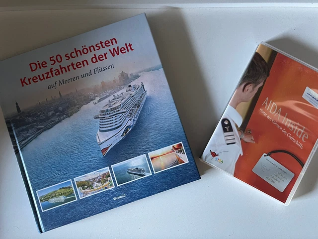 AIDA DVD und Buch die 50 schönsten Kreuzfahrten der Welt