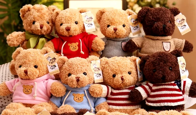 Peluche Orsacchiotto Mister Bean 24 Cm - Morbido Teddy Bear Ufficiale Della Serie TV