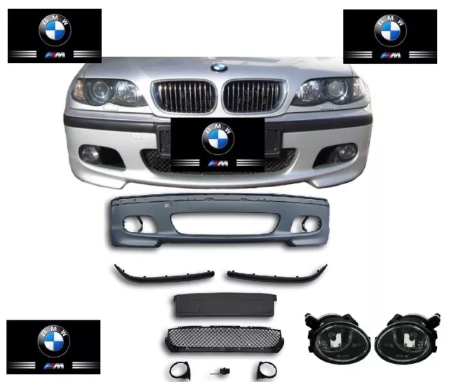 Pare Choc Parechoc Avant + Antibrouillards Bmw Serie 3 E46 Berline Pack M M2